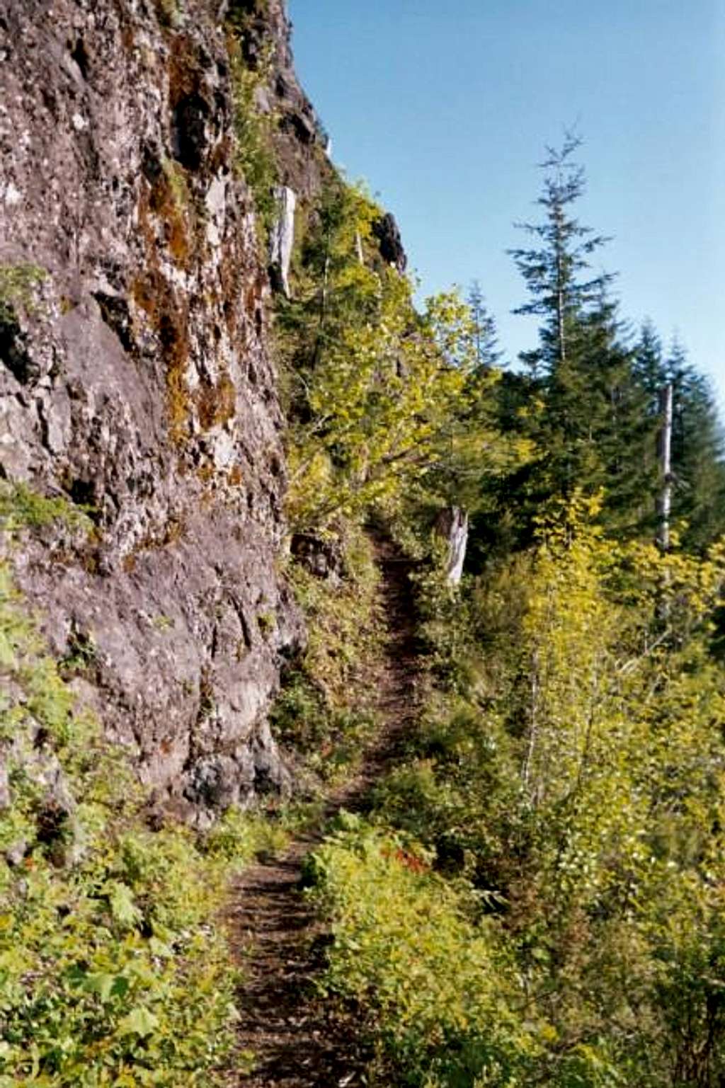 trail on the north side of...