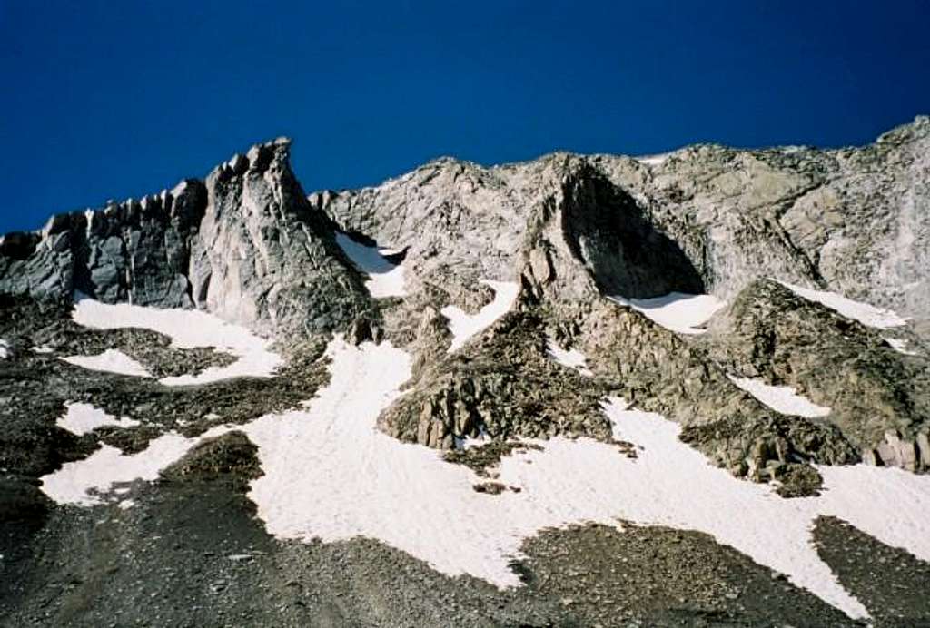 North face of Lone Cone from...