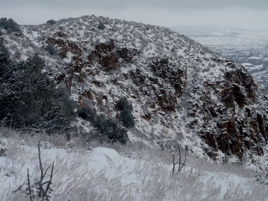 Summit from the ridge