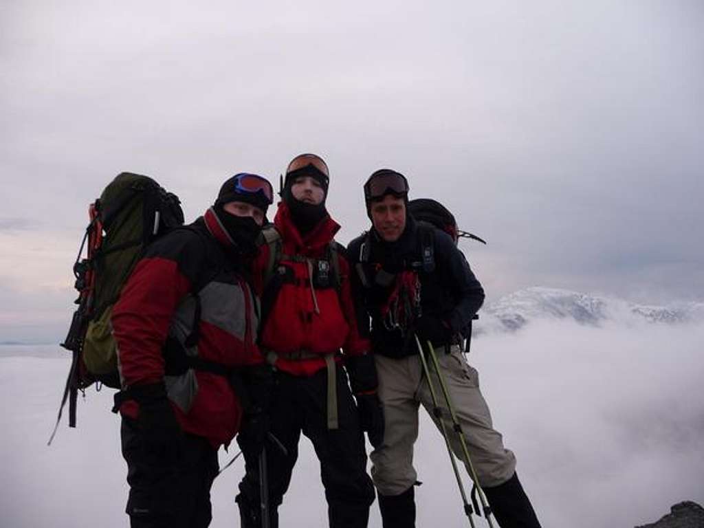The group and I on Mt.Maison summit