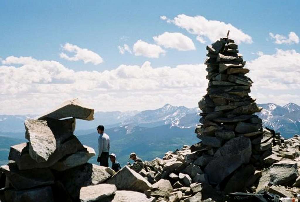 Lone Cone summit (looking west)