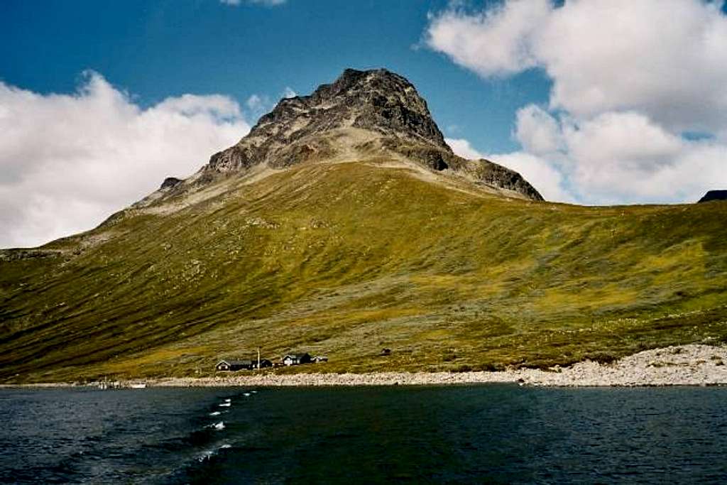 The mountain hut and eastern...