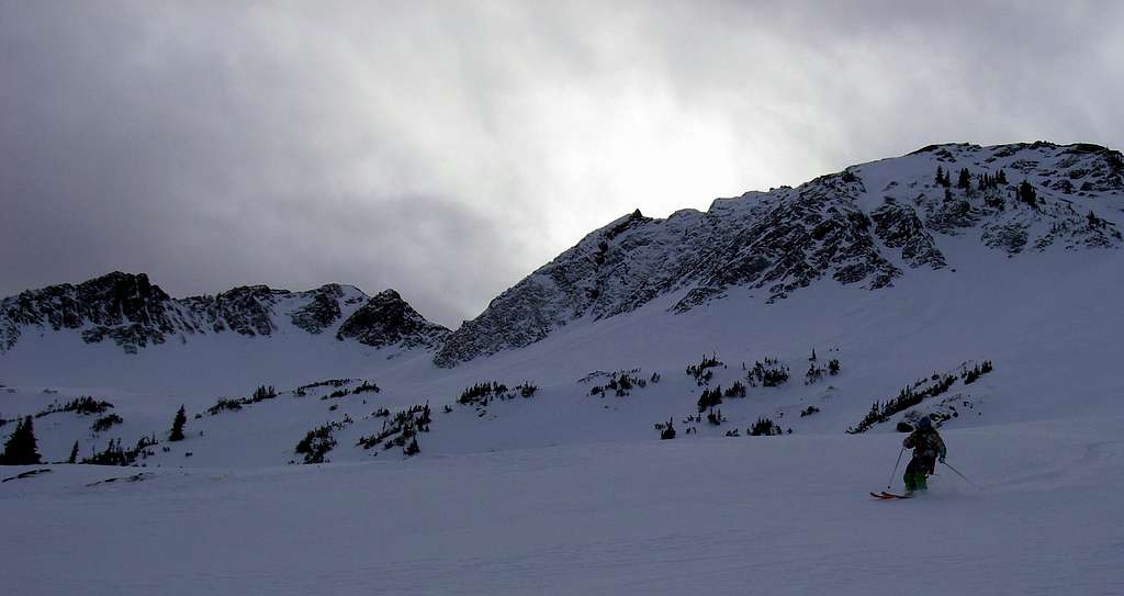 Troy skiing Cardiac Ridge