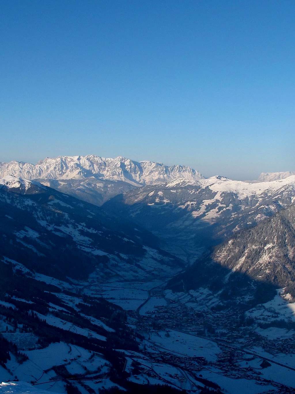 View to the Hochkönig (2941 meters) from the Stubnerkogel