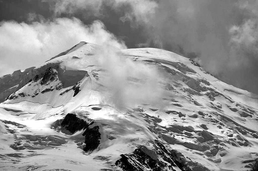 B&W Mountain Photo 