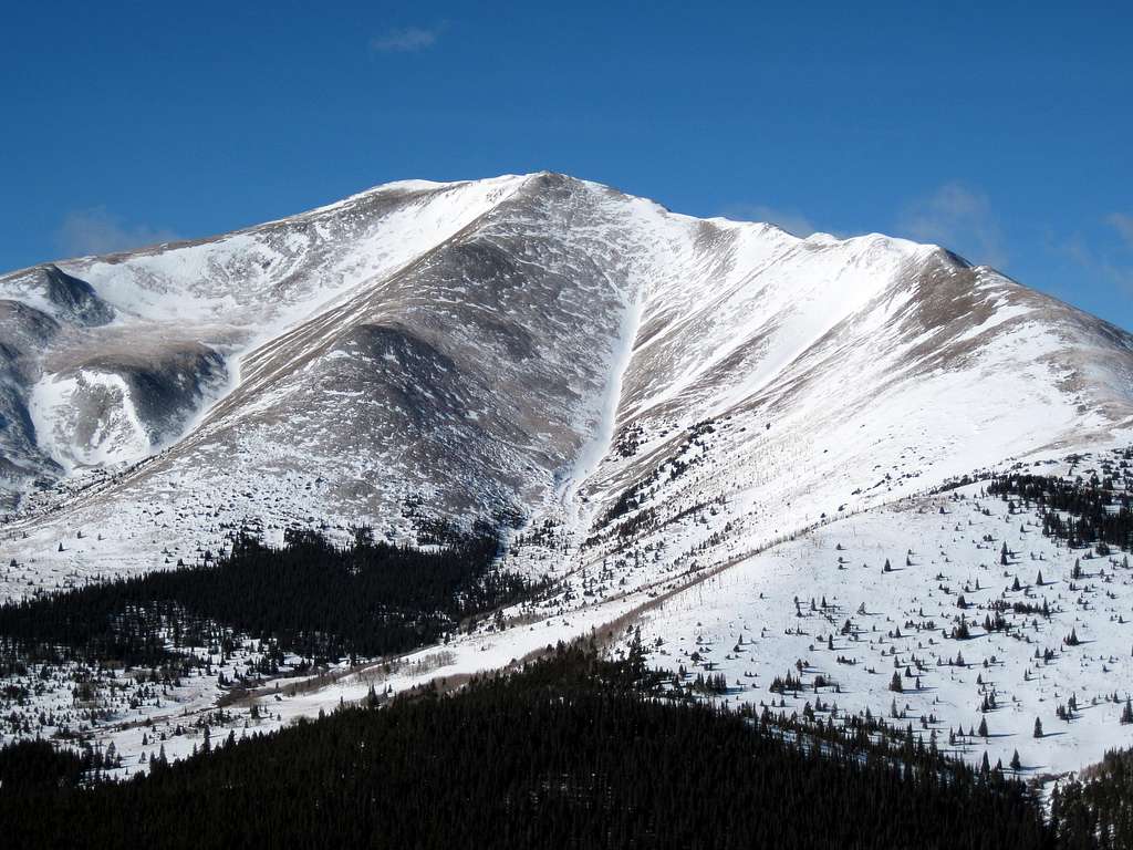 Silverheels looms to the west