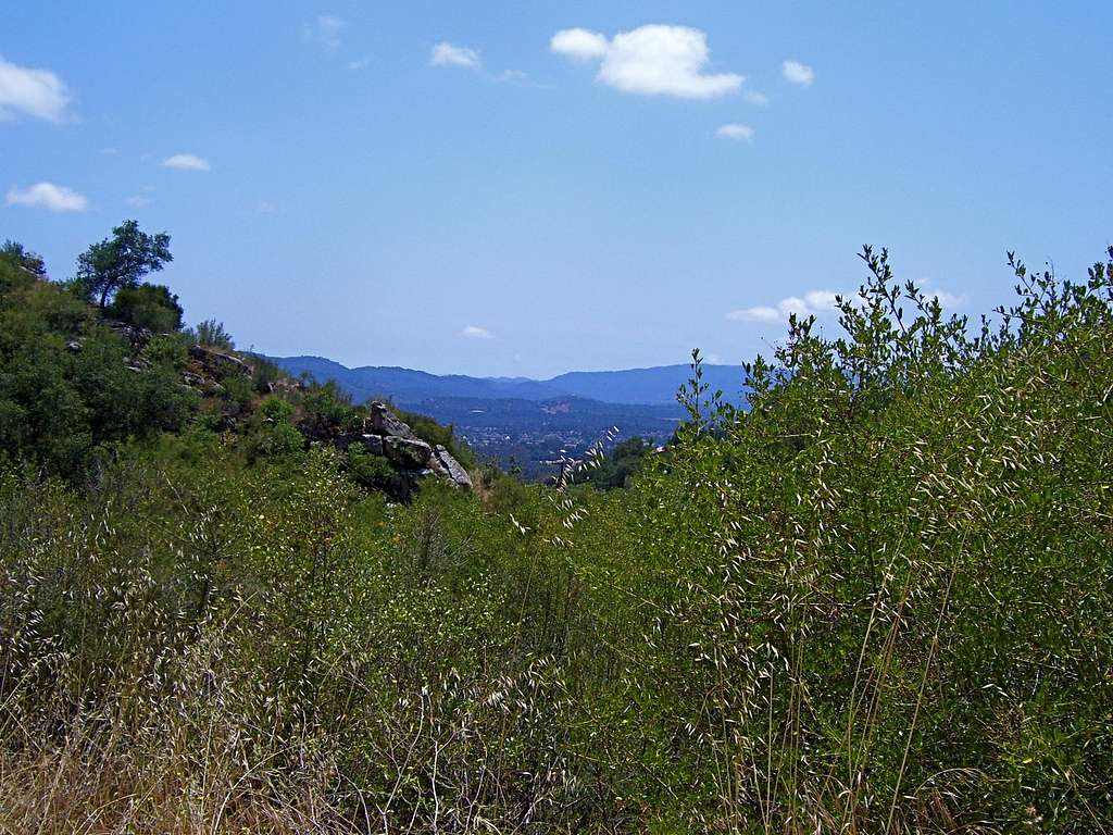 View of the mountains of Ojai