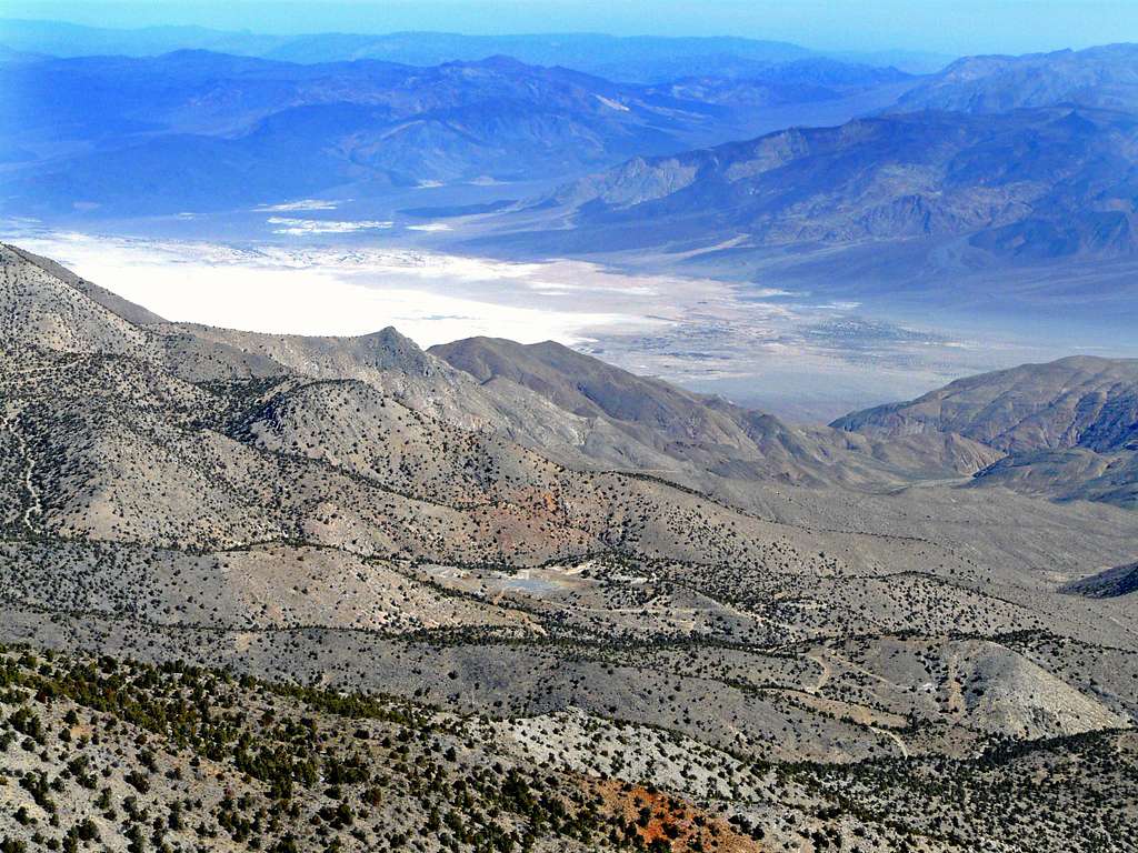 Saline Valley from Cerro Gordo Peak