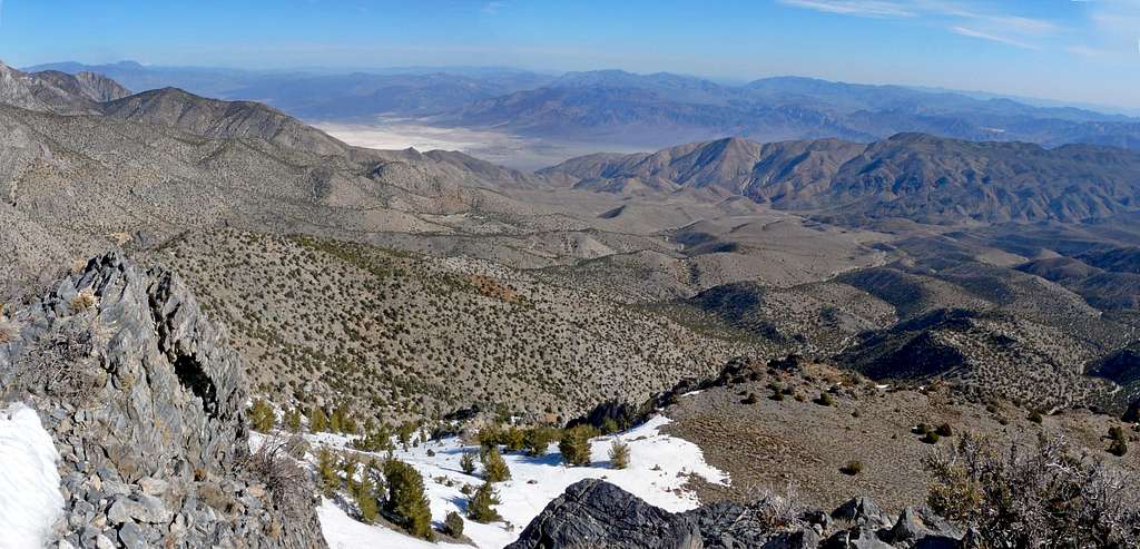 Cerro Gordo Peak northeast pano