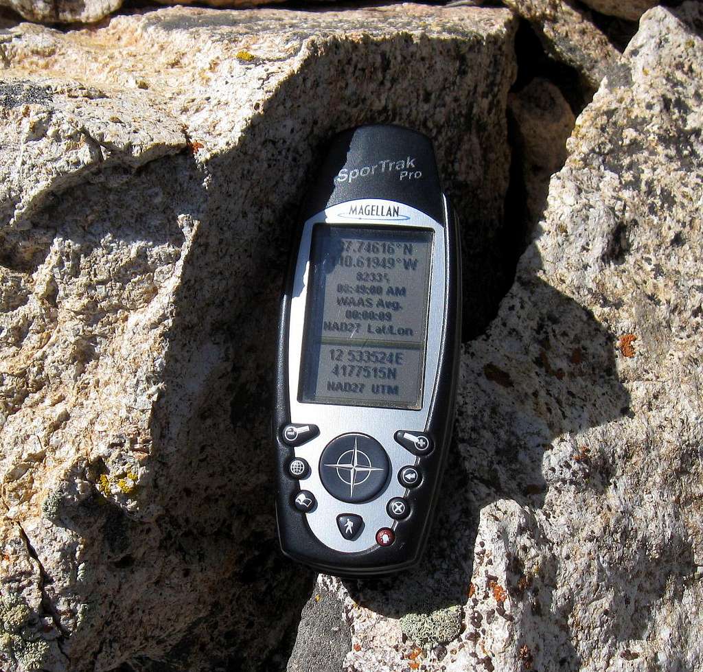 Summit GPS reading