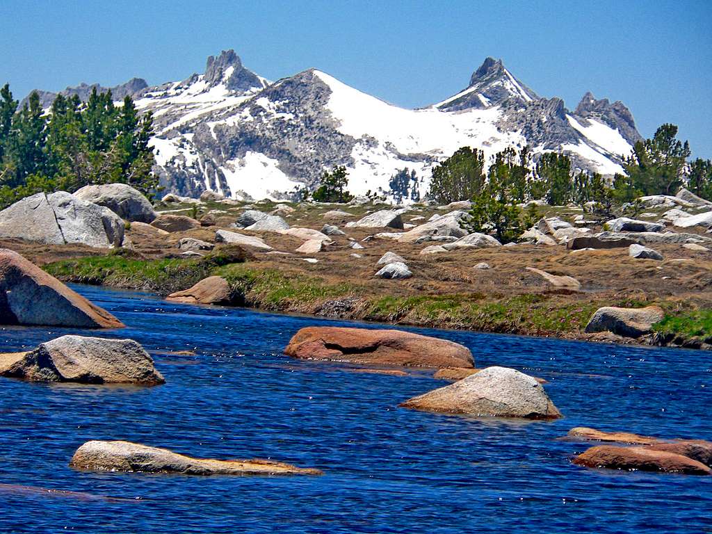 Cathedral Range from Gaylor Lakes