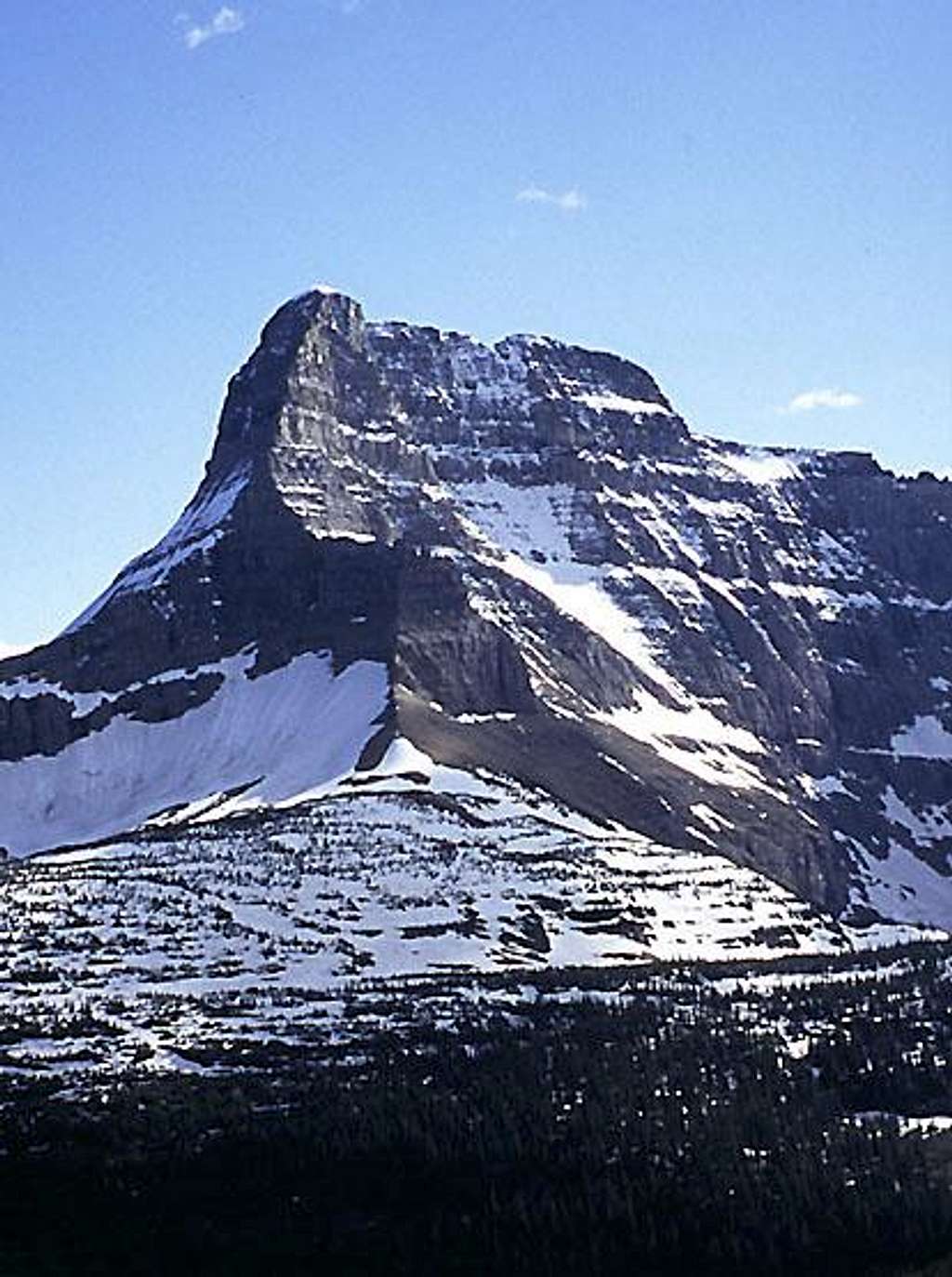 The north face of Mount Wilbur
