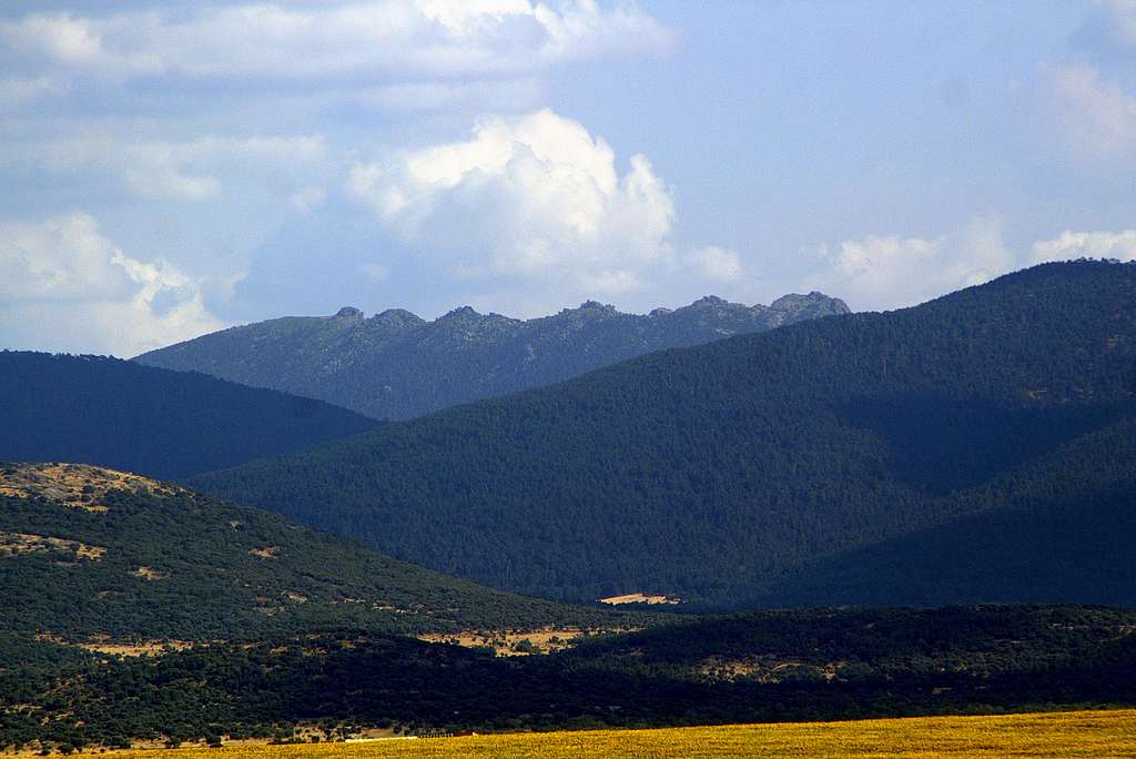 Siete Picos from the north
