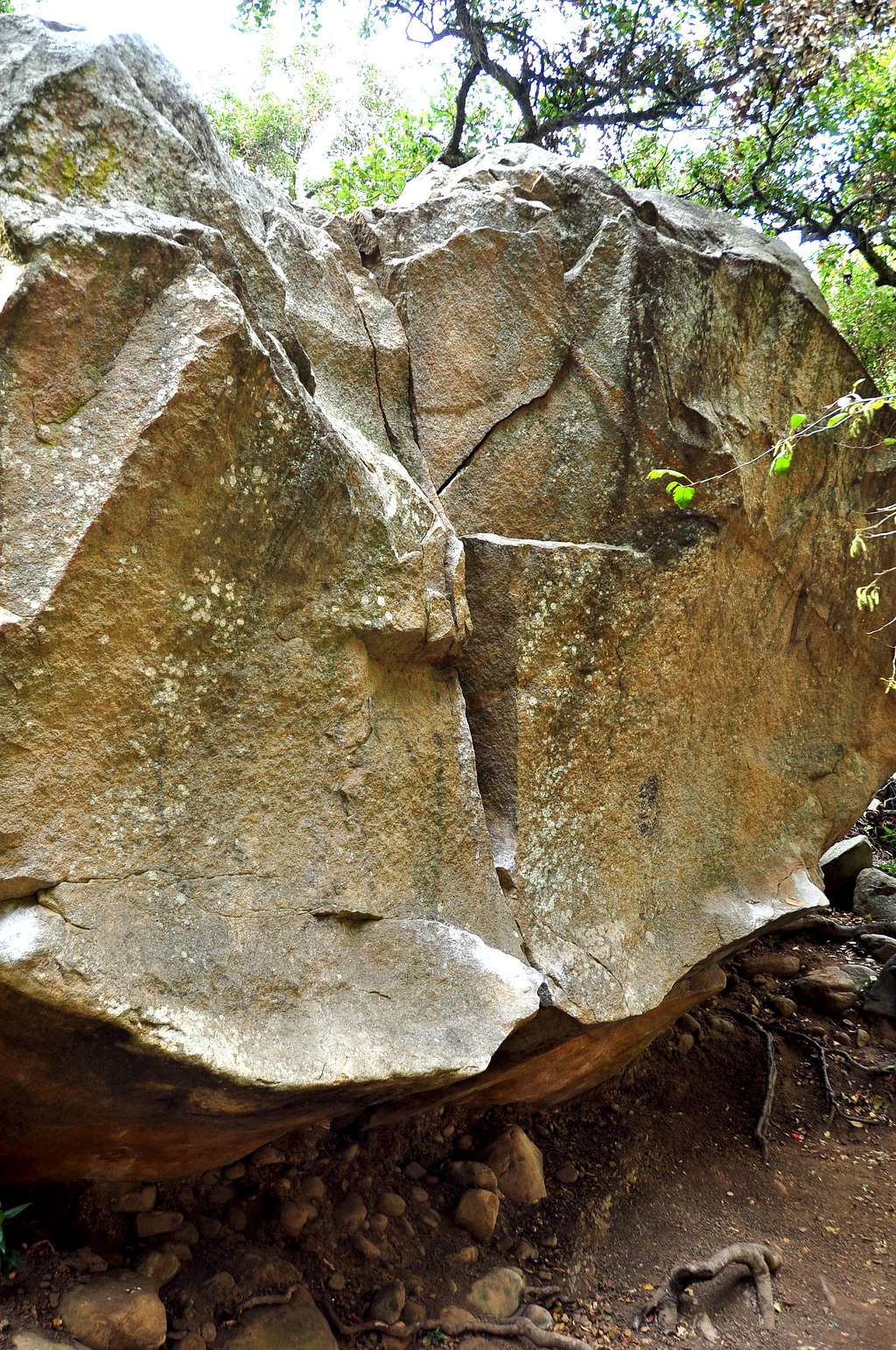 Cracked Boulder