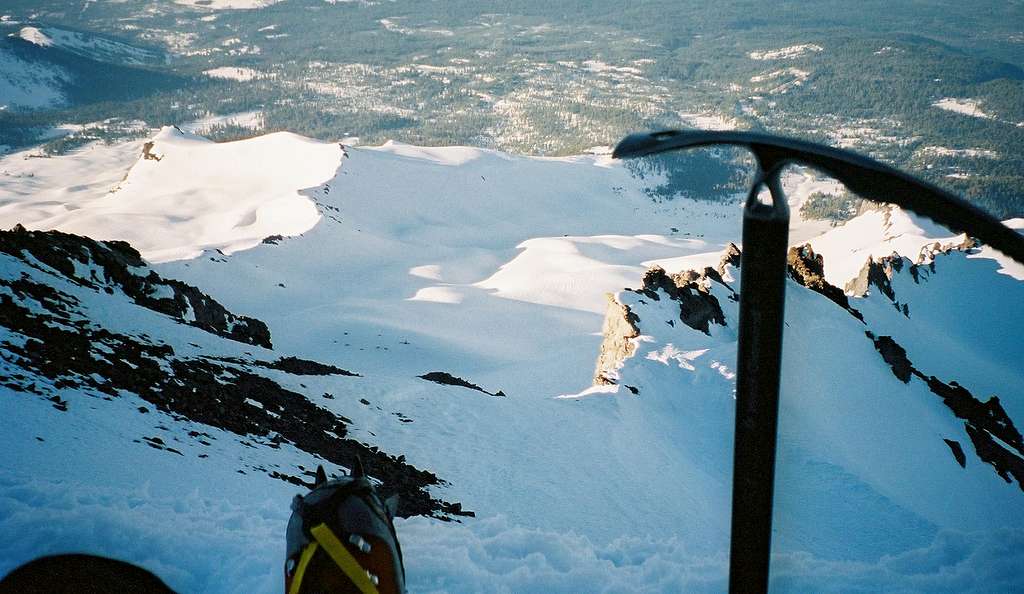 view to Avalanche Gully