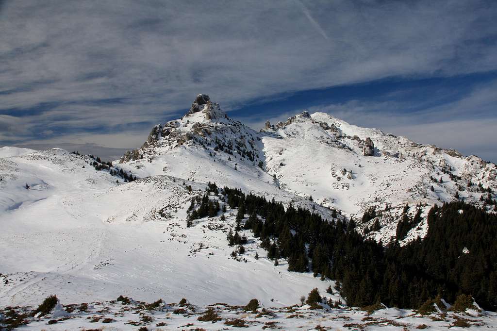 Ciucas Mountains in the winter