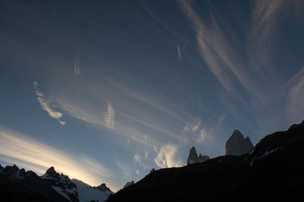 Fitz Roy and Aguja Poincenot