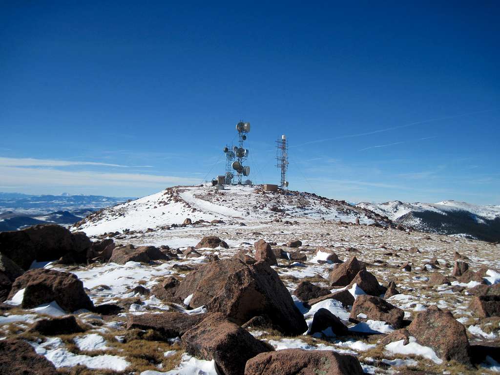 West toward repeater towers