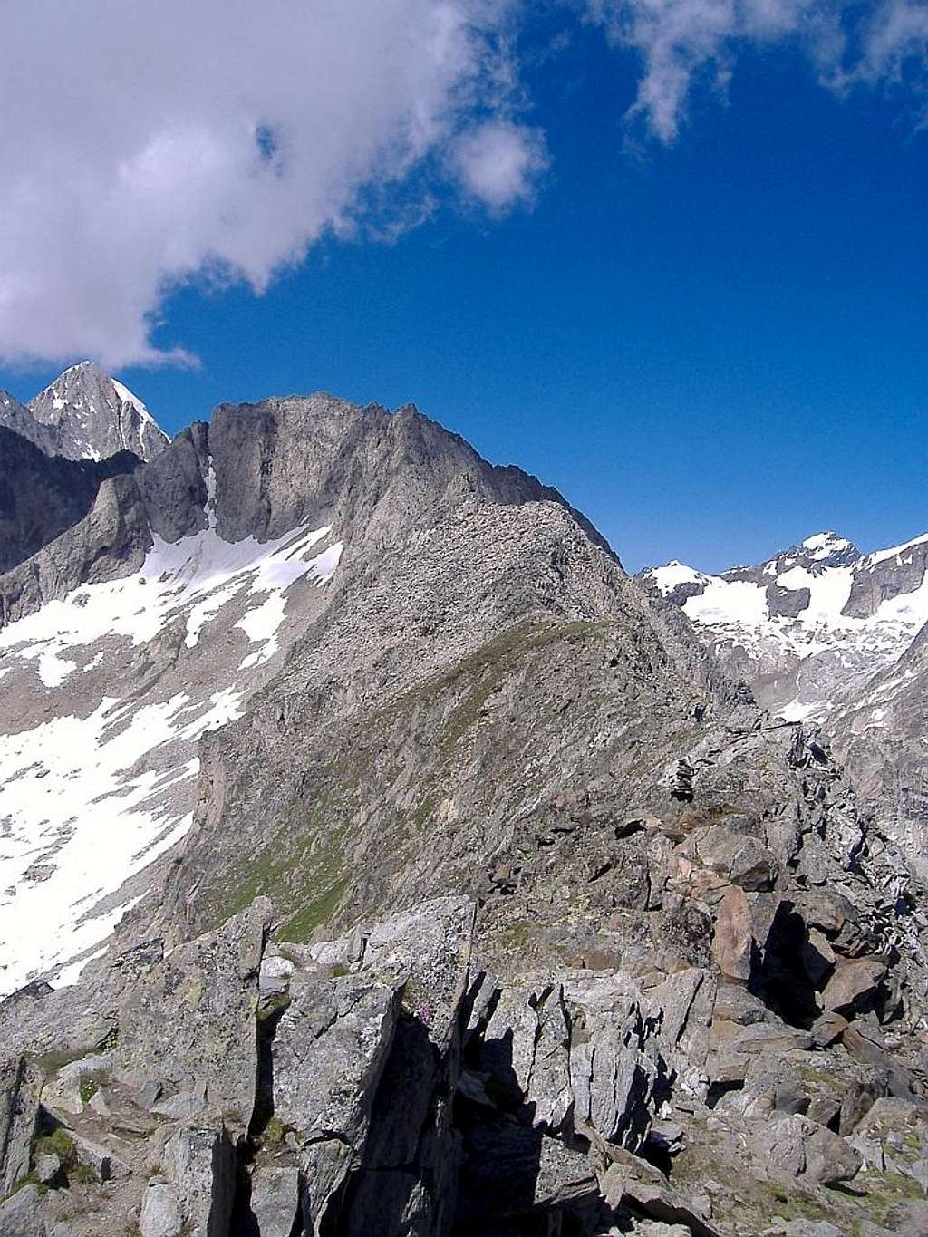Ridge leading from Sparrhorn to Hochstock