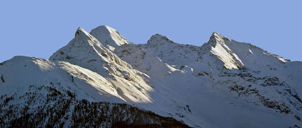 Tersiva Mountain Chain  from North