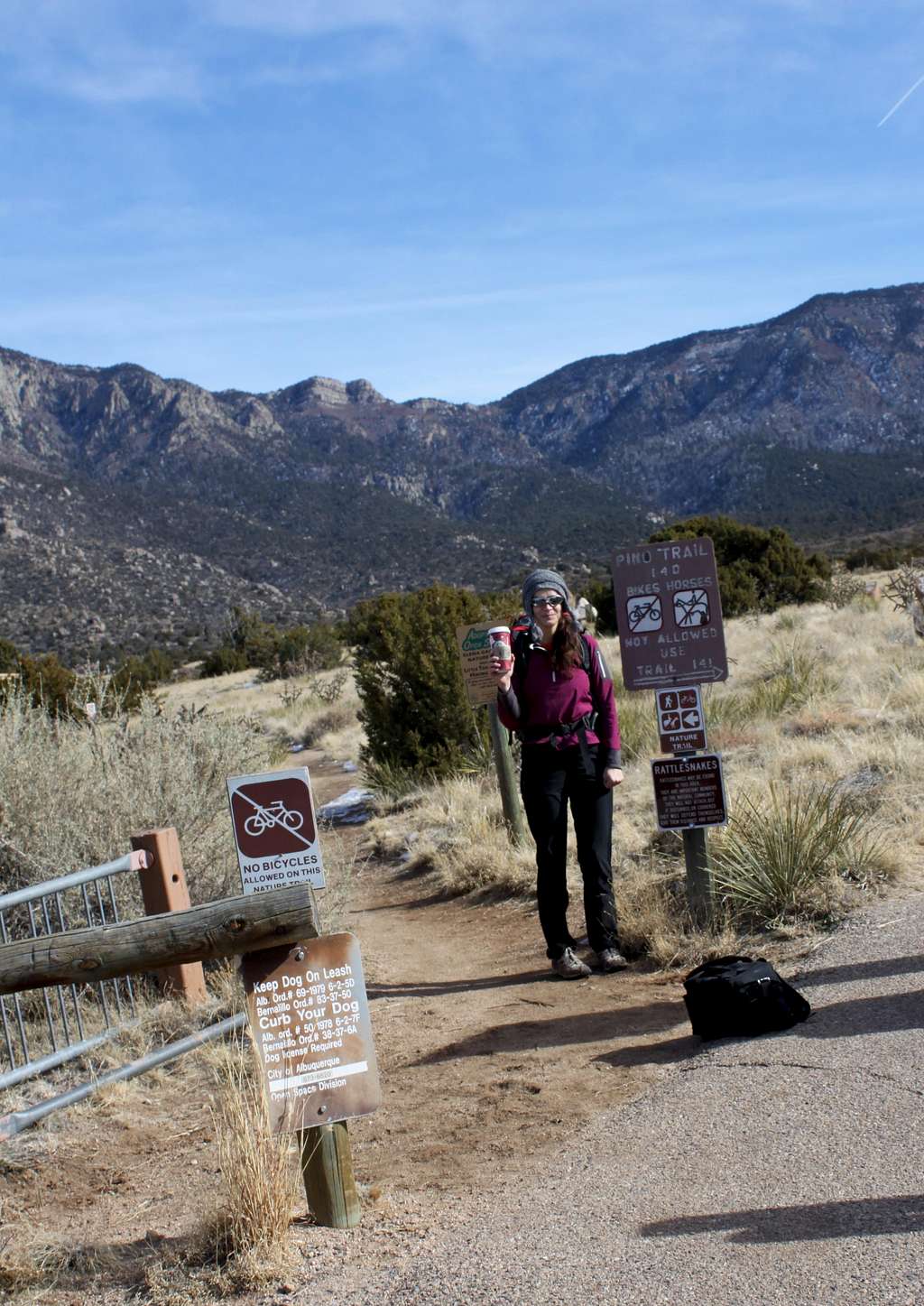 Hike into Domingo Baca