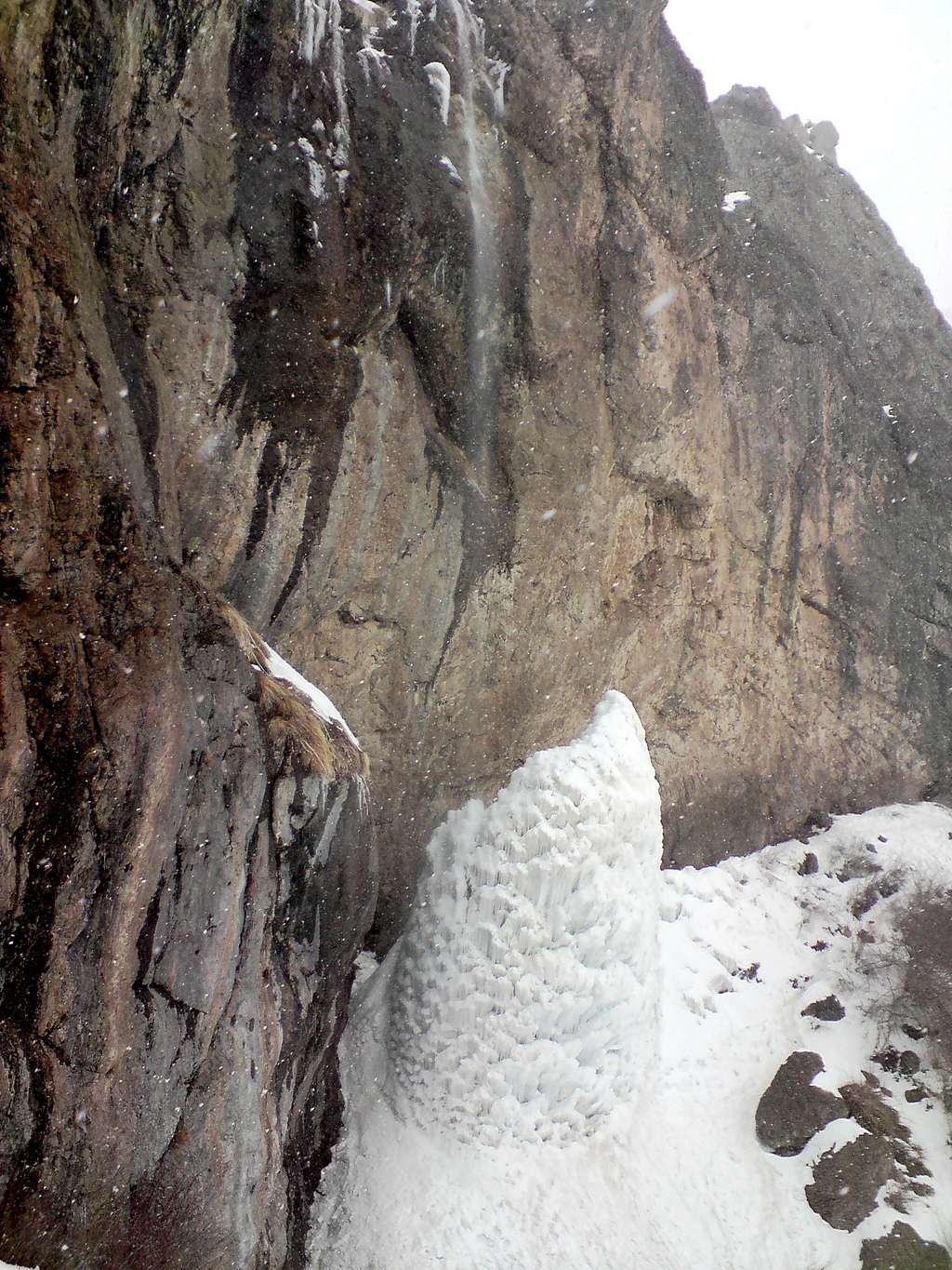 Sangan Ice Waterfall