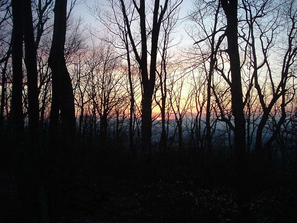 Sunset on Ridge Trail