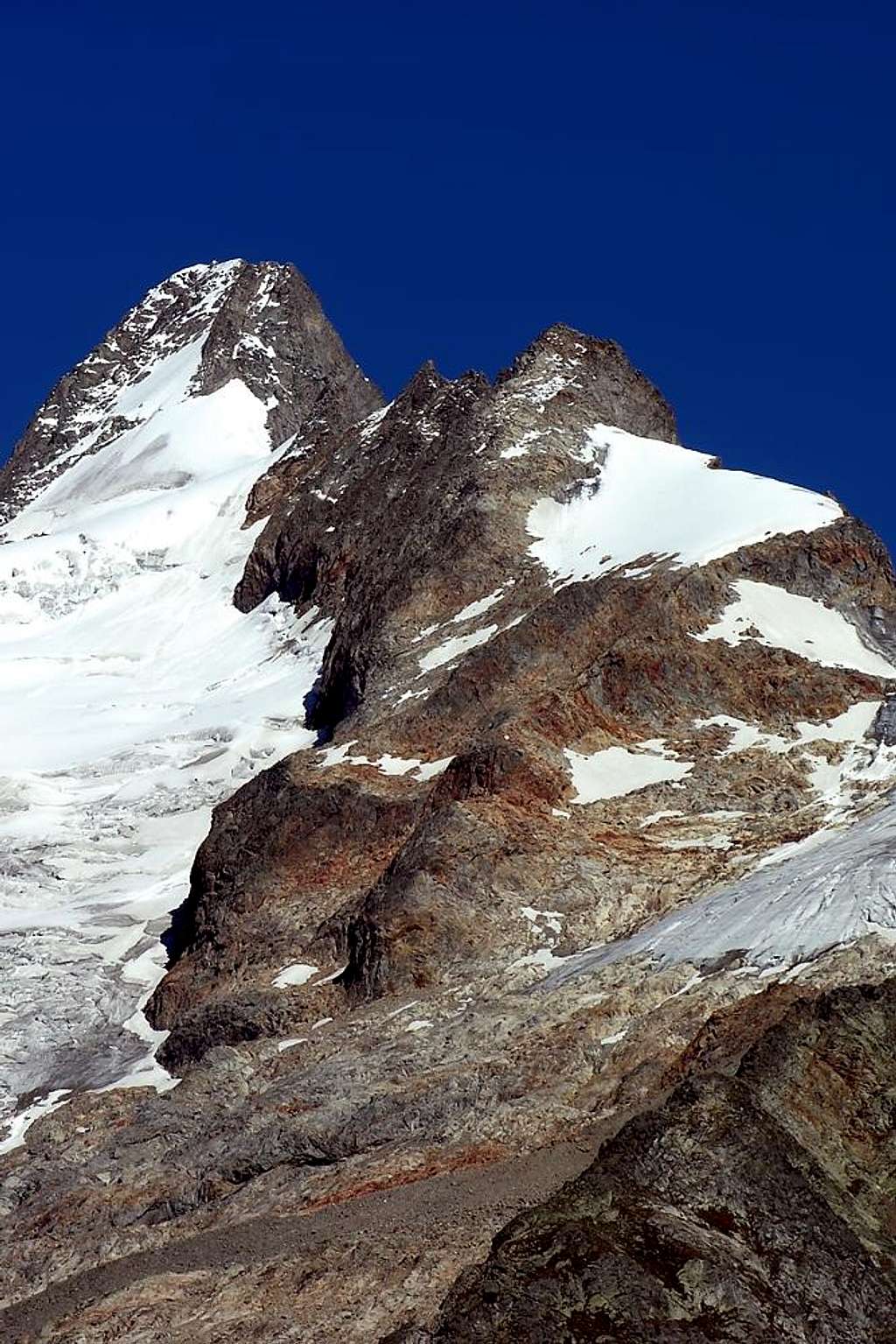 Mont Dolent from Arête du Grapillon (3823m) 