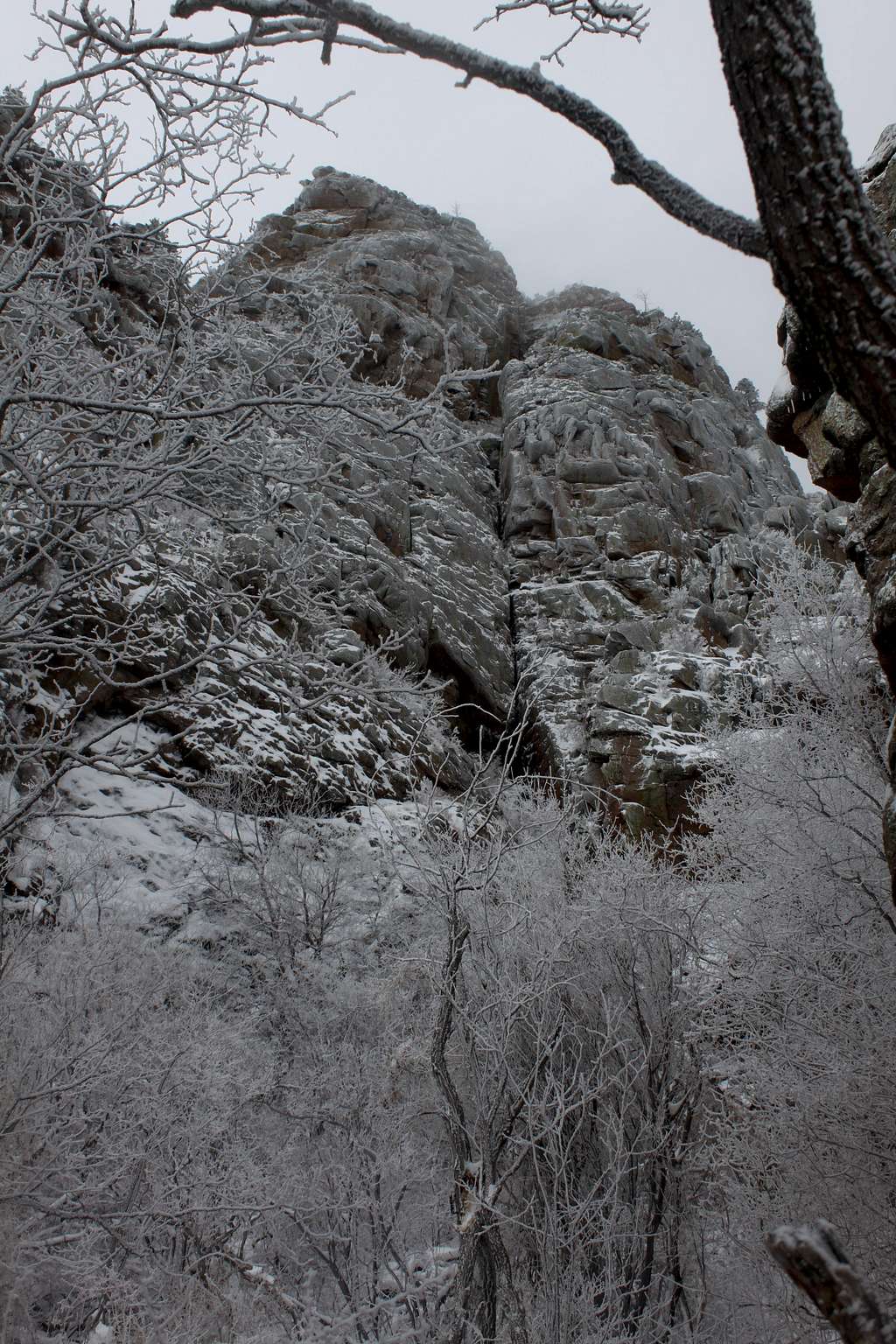TWA canyon rock climbing area