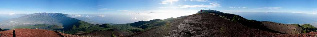 360° summit panorama Pico Birigoyo