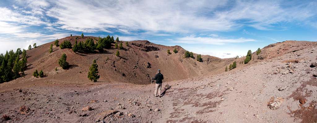 Crater of Volcan de la Deseada