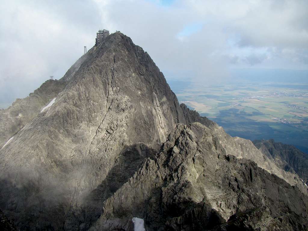 Lomnica, and ridge Durny Szczyt - Lomnica
