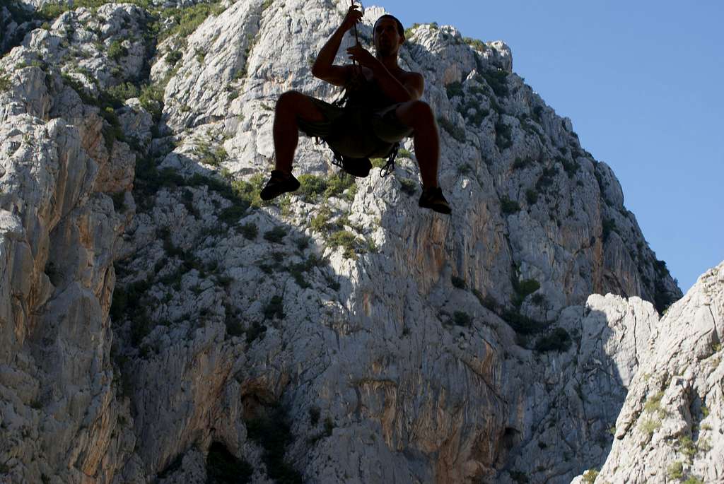 Paklenica sport climbing 