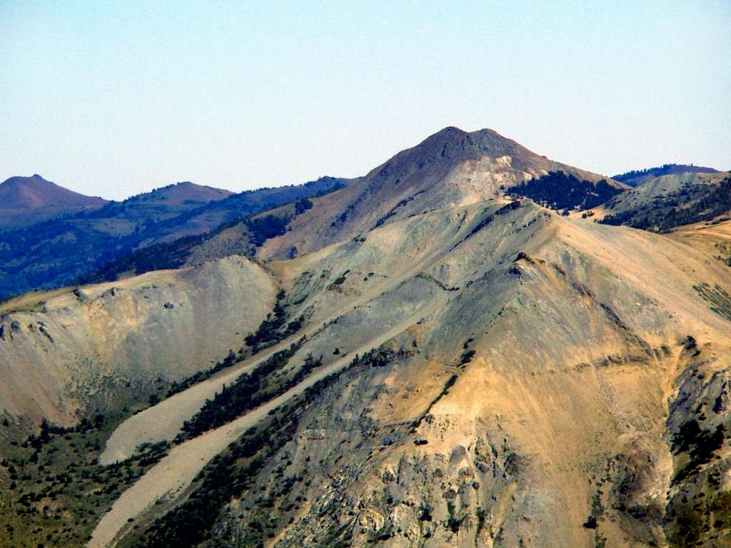 Mount Emma,  10,525',  from the Sierra crest