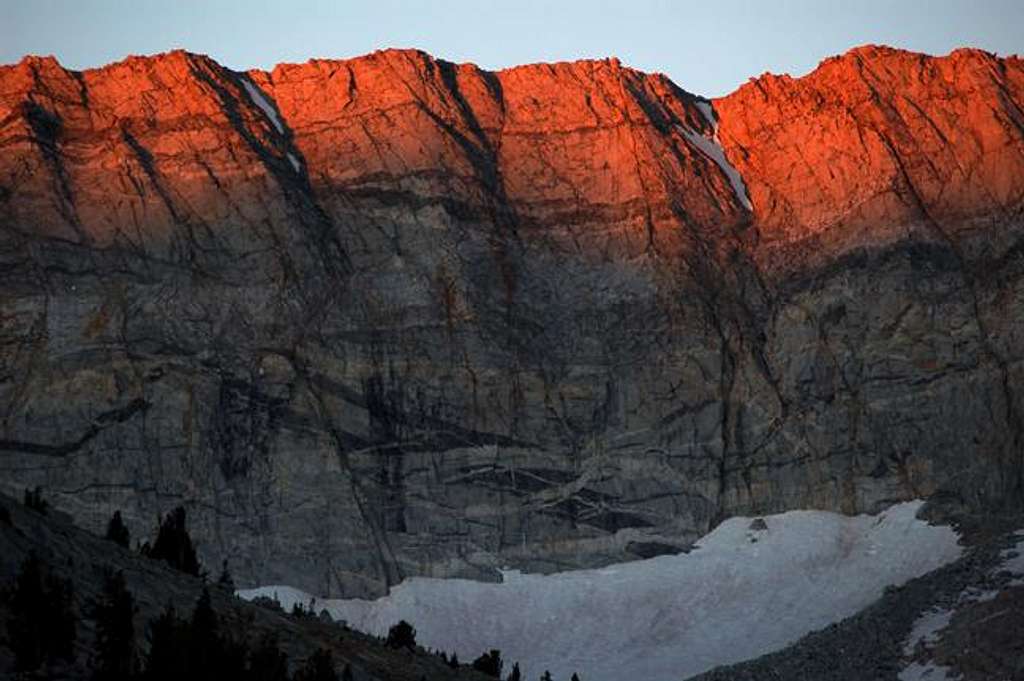 Sunrise on Glacier Divide