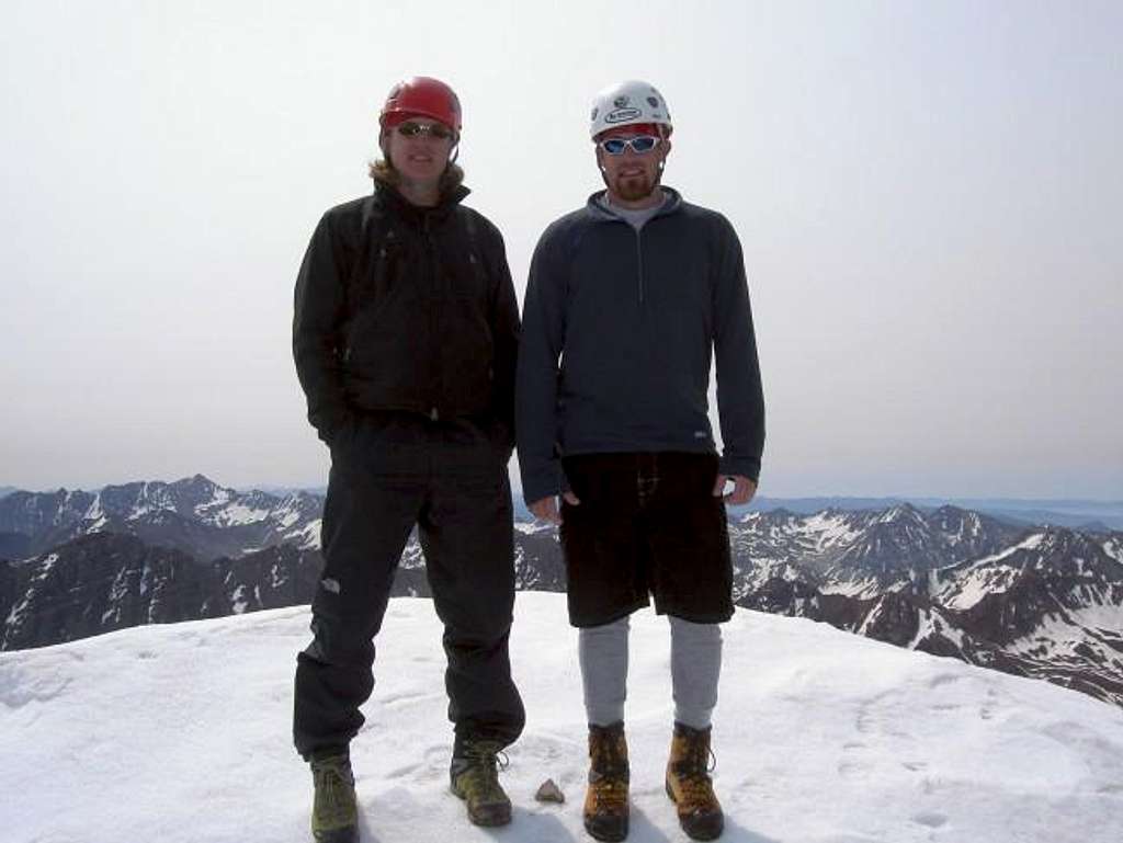 Bill and I on the summit of...