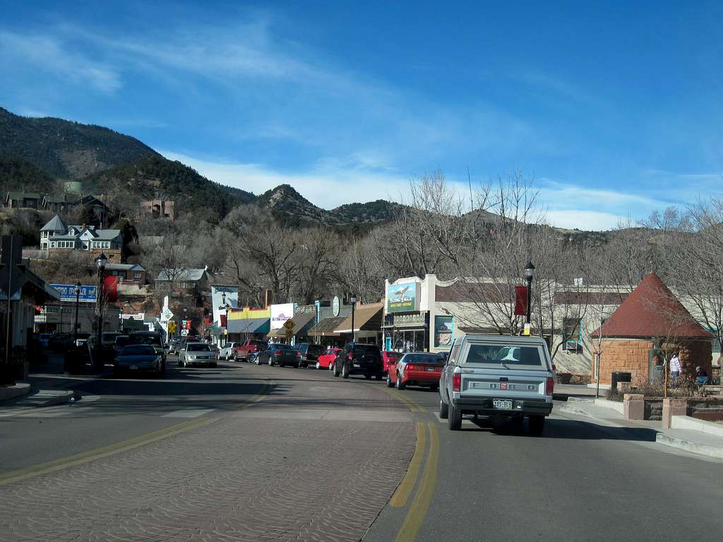 Manitou Avenue in Manitou Springs