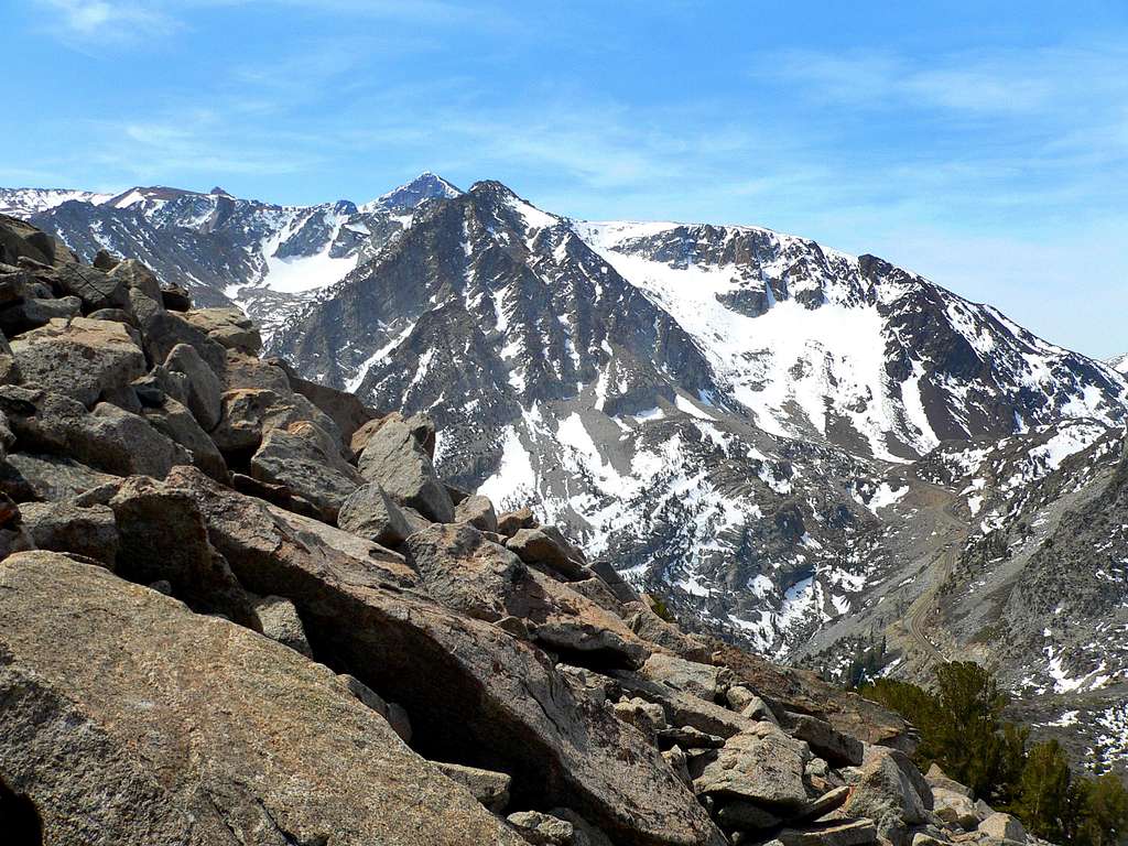 Dana Plateau from Canyon Peak west slope