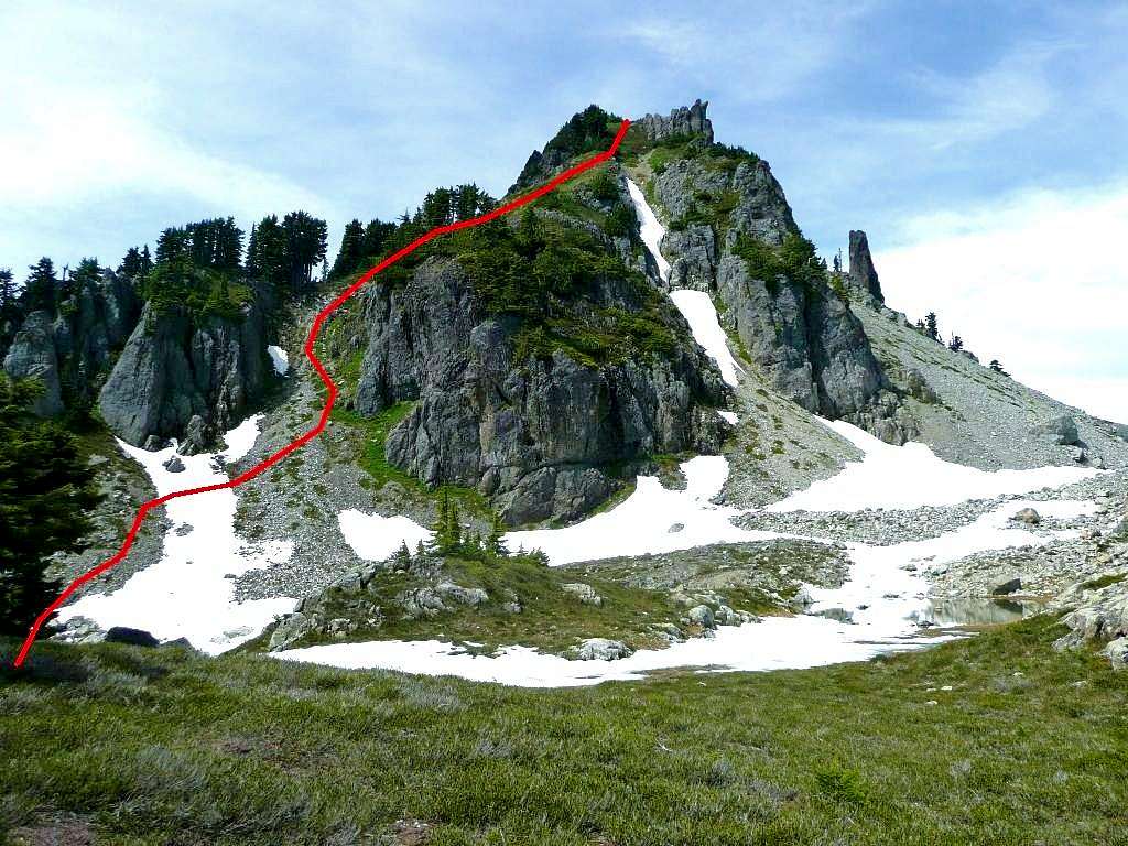 Mt Forgotten Summit Route
