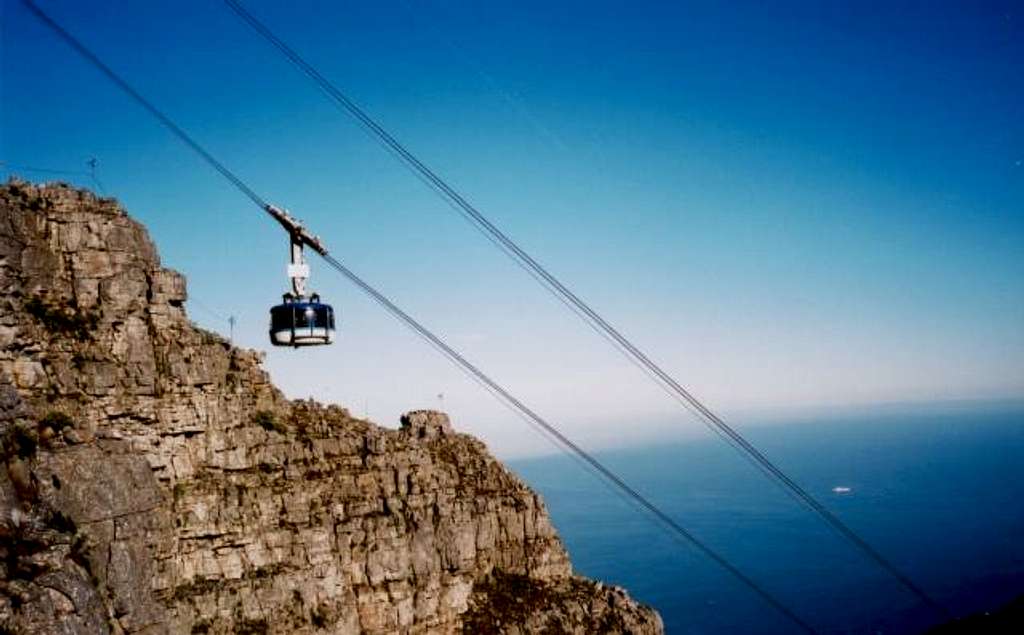 Table Mountain cable car. In...