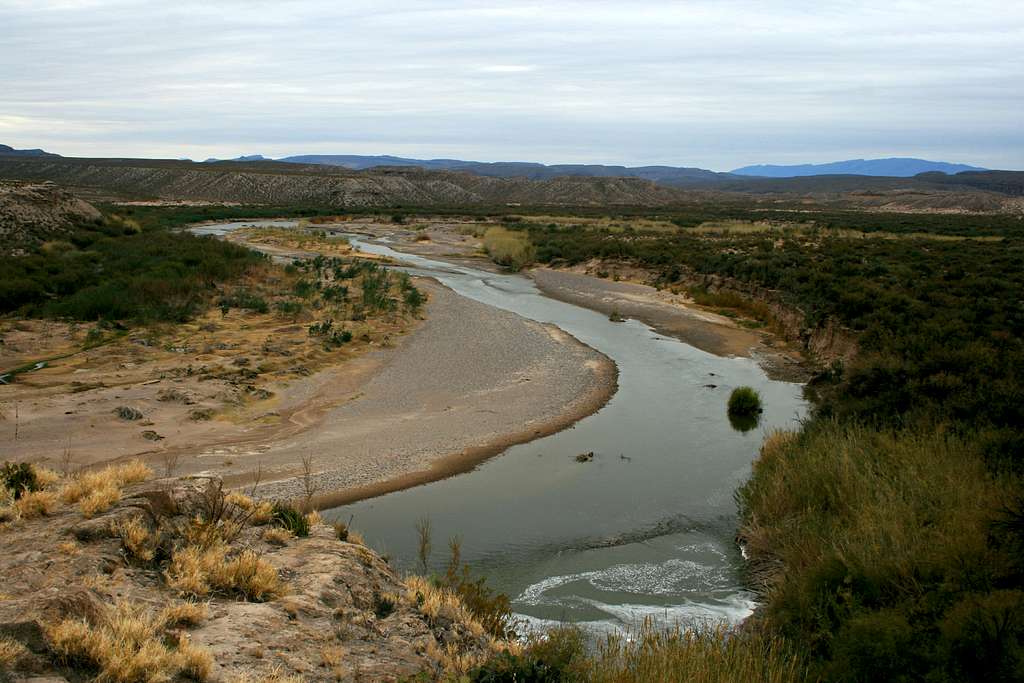 Looking West from Boquillas Canyon