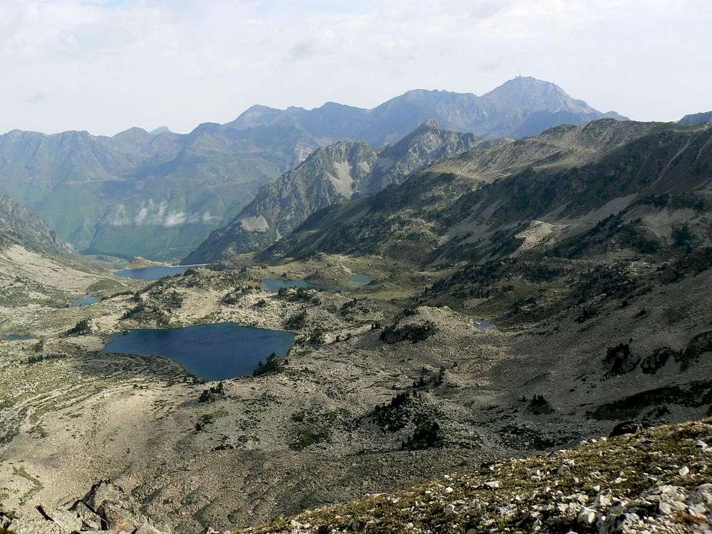 Lakes from Hourquette d'Aubert