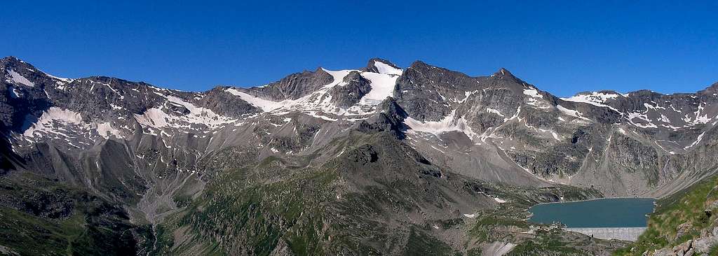 the Aiguille Rousse group