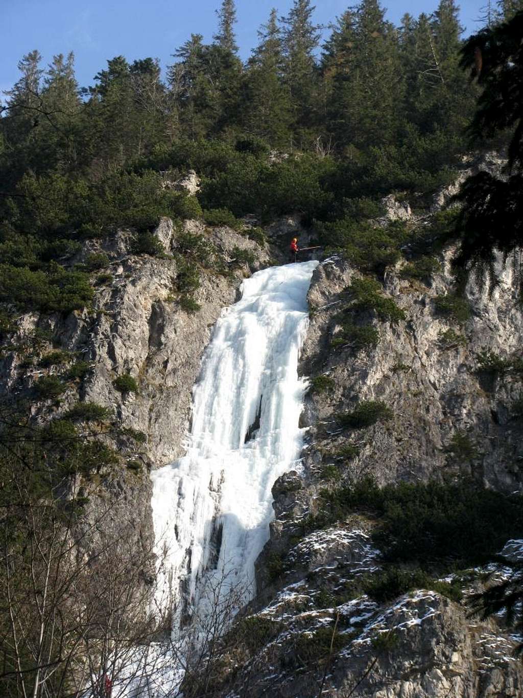 Ice-waterfall