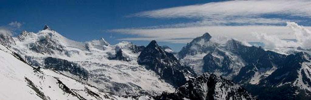 Zinalrothorn (4 221 m), Dent...