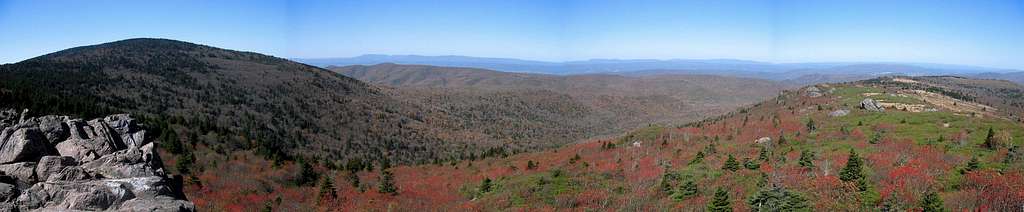 Rhododendron Gap Panorama