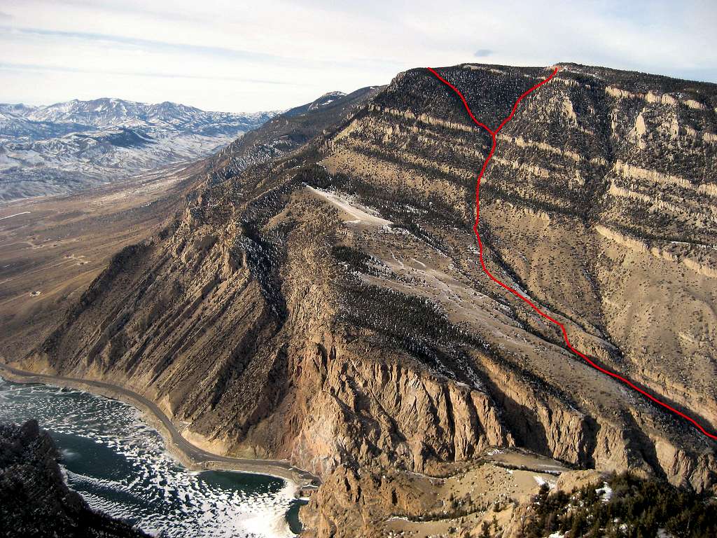 South Face route