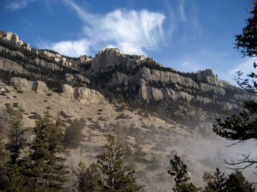 Cliffs on Rattlesnake Mountain