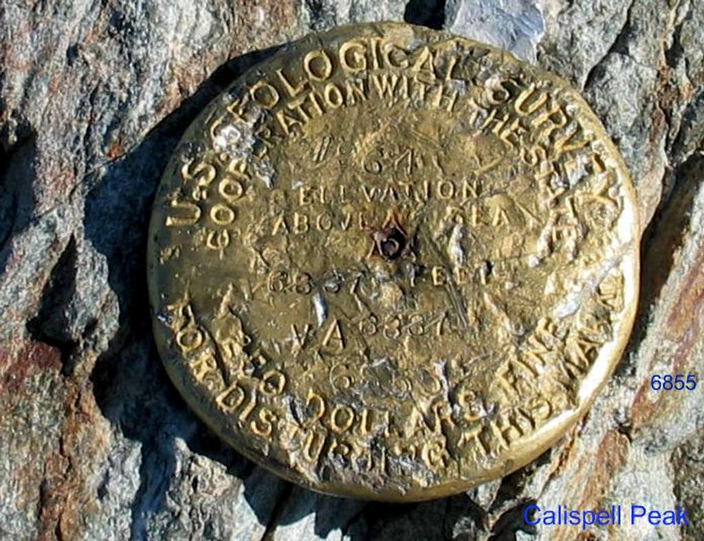 Calispell Peak Benchmark (WA)