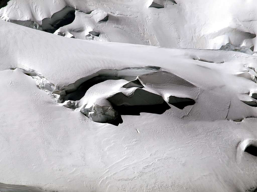 Glaciers of the Monte Bianco 
